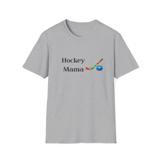 Hockey Mama T-Shirt, Unisex Hockey Tee, Sports Mom Shirt, Athletic Gift, Ice Hockey Apparel, Game Day Outfit