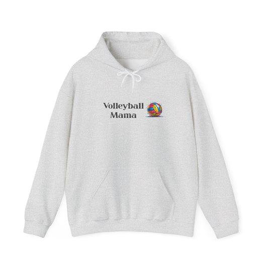 Volleyball Mama Hoodie - Cozy Sweatshirt for Sports Lovers, Gift for Moms, Beach Day Apparel, Team Spirit Wear, Summer Fun