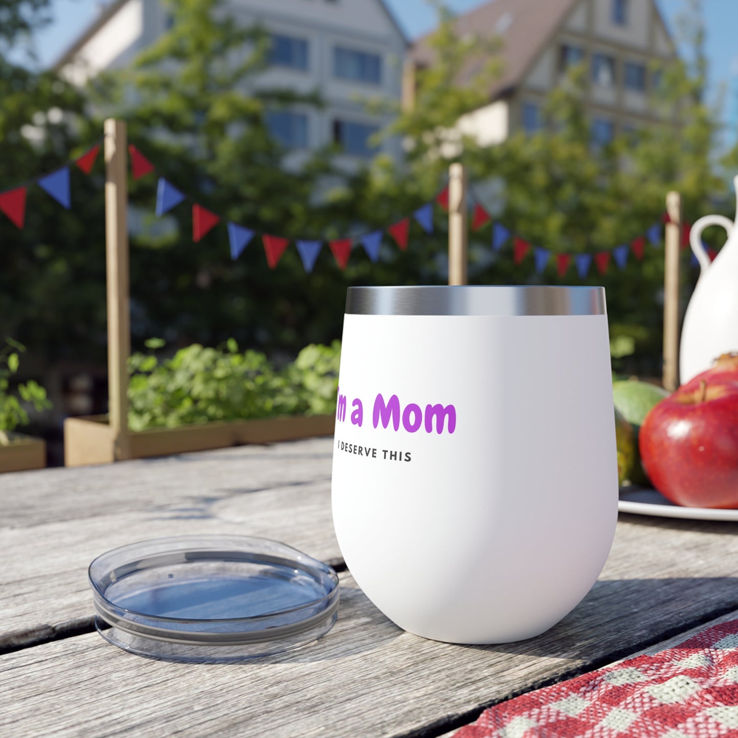 Stylish Insulated Cup for Moms - Perfect Gift for Mother's Day, Birthday, or Everyday Use, Durable Drinkware, Mom Life Essential, Fun Cup