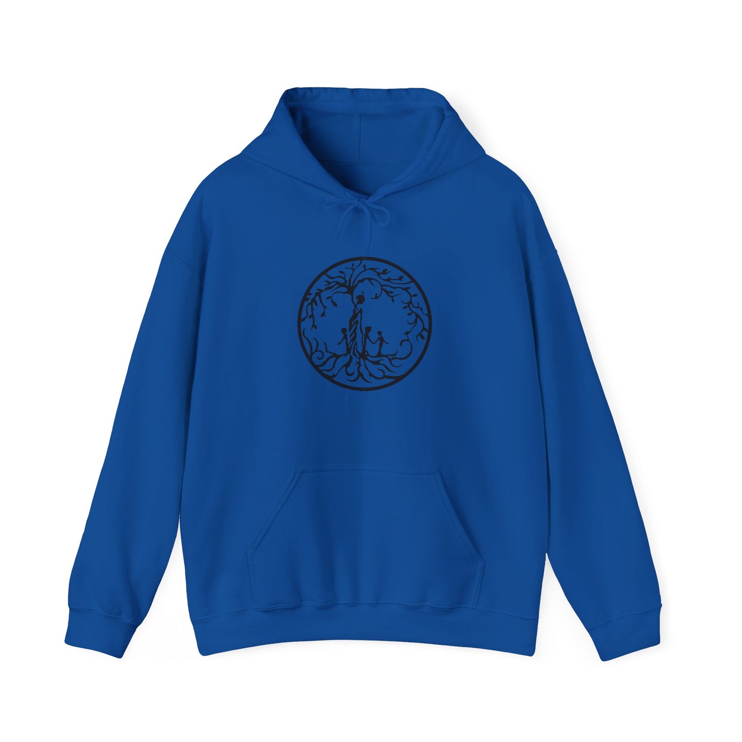 Tree of Life Three Children Unisex Hoodie | Cozy Illustration for Nature Lovers, Gift for Adventurers, Sustainable Fashion, Everyday Wear