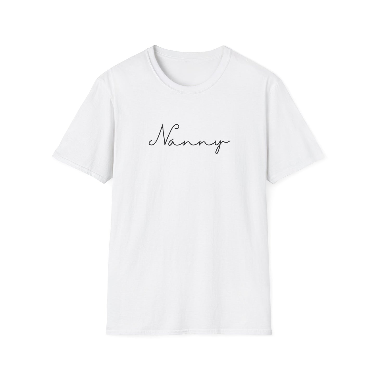 Nanny Softstyle T-Shirt for Caregivers, Gift for Grandparents, Casual Wear, Family Gatherings, Everyday Comfort