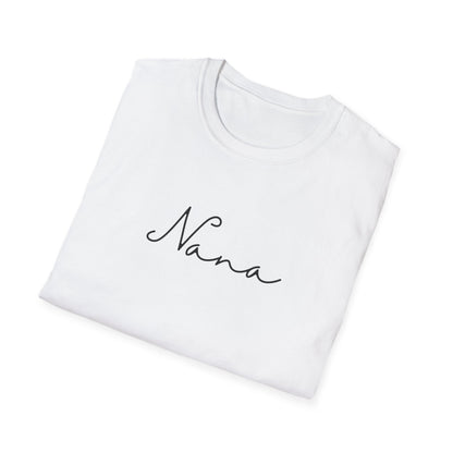 Nana Softstyle T-Shirt, Cute Gift for Grandmothers, Family Reunion Apparel, Mother's Day Gift, Everyday Comfort Tee