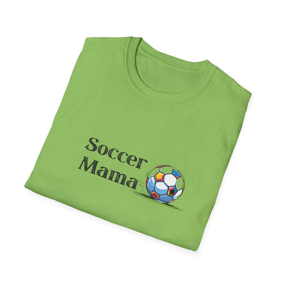 Soccer Mama T-Shirt | Unisex Softstyle Tee for Sports Moms, Gift for Soccer Lovers, Casual Wear, Team Spirit, Birthday Present