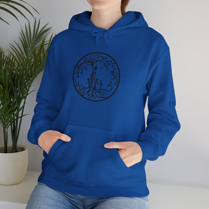 Tree of Life Three Children Unisex Hoodie | Cozy Illustration for Nature Lovers, Gift for Adventurers, Sustainable Fashion, Everyday Wear