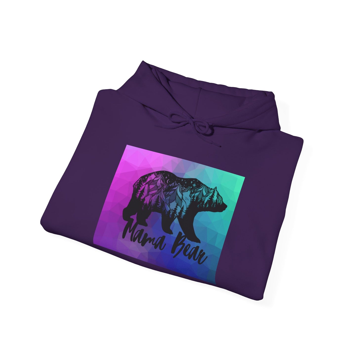 Nature-Inspired Bear Graphic Hoodie, Cozy Wildlife Sweatshirt, Unisex Hooded Top, Gift for Animal Lovers, Outdoor Apparel