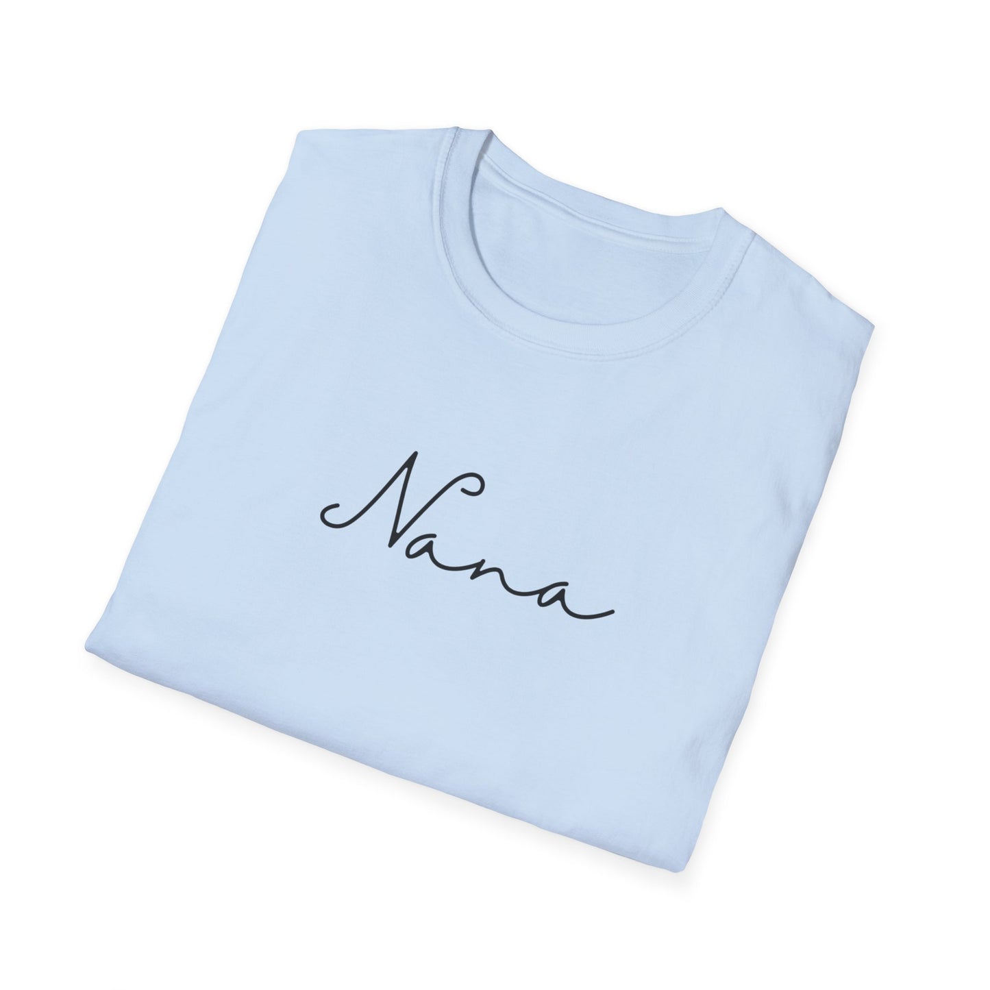 Nana Softstyle T-Shirt, Cute Gift for Grandmothers, Family Reunion Apparel, Mother's Day Gift, Everyday Comfort Tee