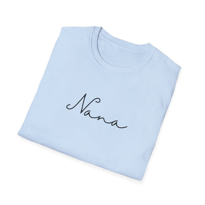 Nana Softstyle T-Shirt, Cute Gift for Grandmothers, Family Reunion Apparel, Mother's Day Gift, Everyday Comfort Tee