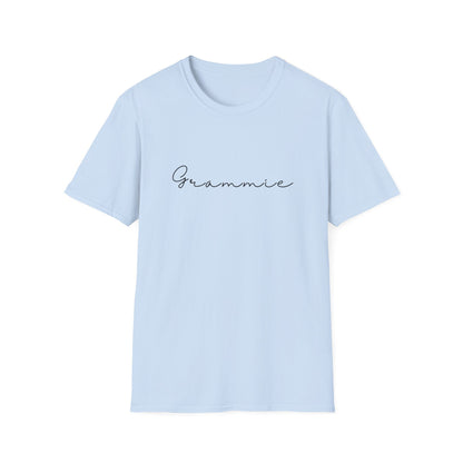 Grammie Unisex Softstyle T-Shirt, Gift for Grandma, Family Reunion Tee, Personalized Mother's Day Shirt, Cozy Everyday Wear