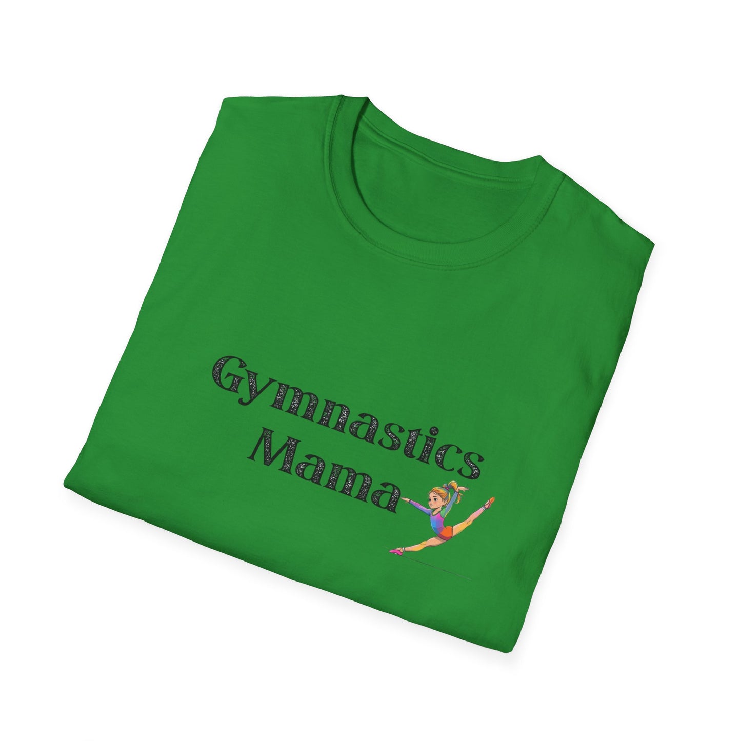 Gymnastics Mama T-Shirt | Unisex Softstyle Tee, Perfect Gift for Gymnastics Moms, Sportswear, Mother's Day, Gym T-Shirt, Athletic Apparel