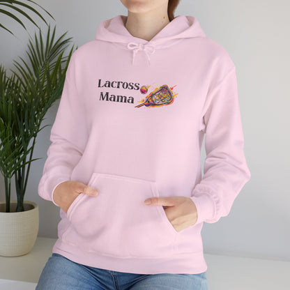 Lacrosse Mama Hoodie, Sports Mom Sweatshirt, Gift for Lacrosse Moms, Athletic Apparel, Cozy Stadium Wear