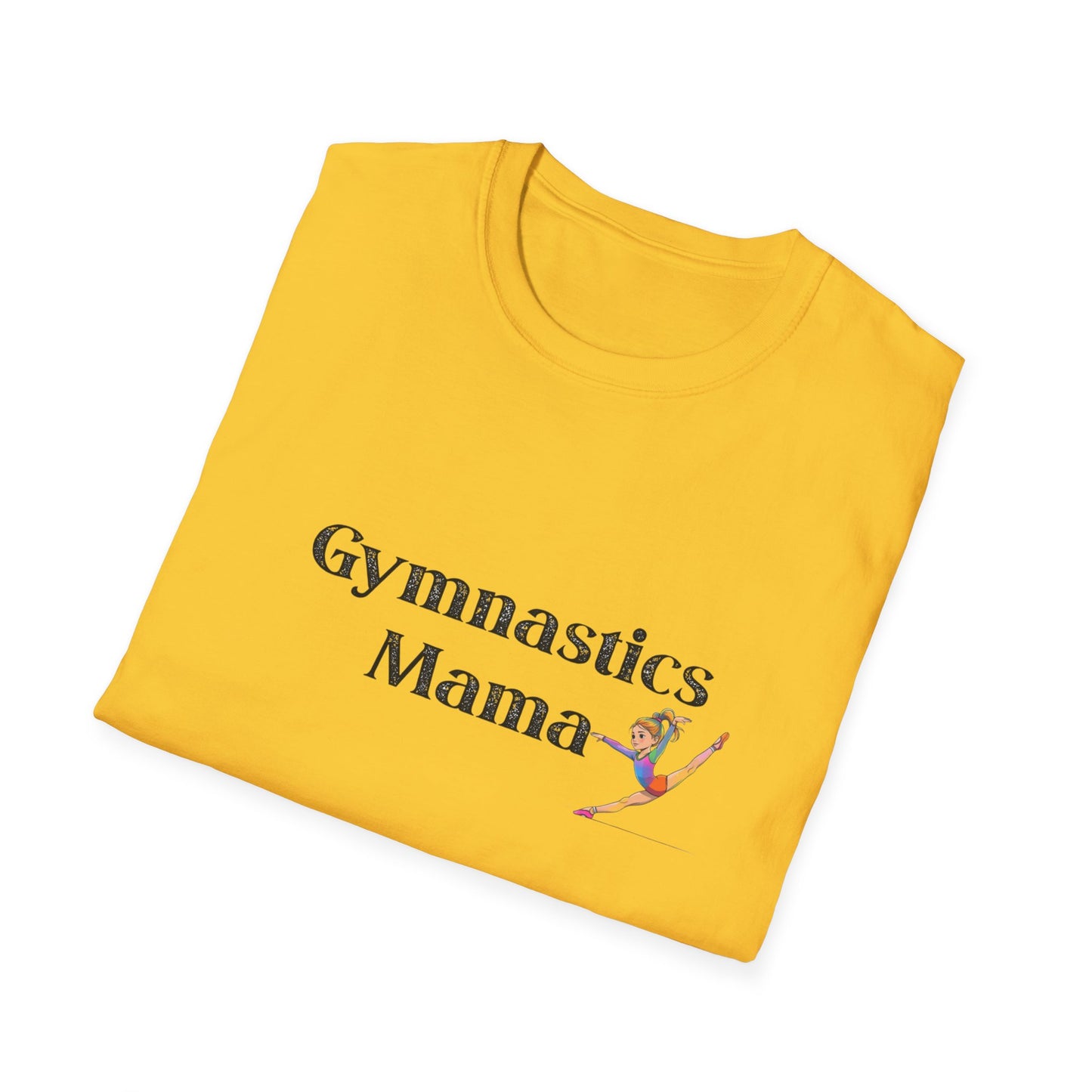 Gymnastics Mama T-Shirt | Unisex Softstyle Tee, Perfect Gift for Gymnastics Moms, Sportswear, Mother's Day, Gym T-Shirt, Athletic Apparel