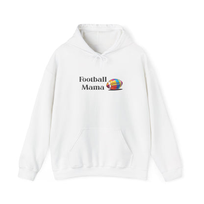 Football Mama Hooded Sweatshirt, Unisex Hoodie for Sports Moms, Gift for Football Lovers, Cozy Athletic Apparel, Game Day Outfit