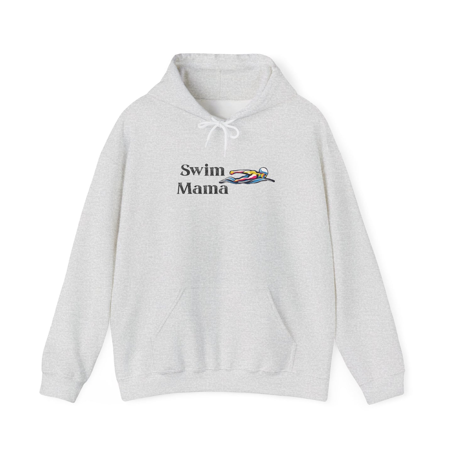 Swim Mama Hoodie - Cozy Swimwear Lover's Sweatshirt, Perfect Gift for Moms, Beach Days, Summer Holidays, Swim Class