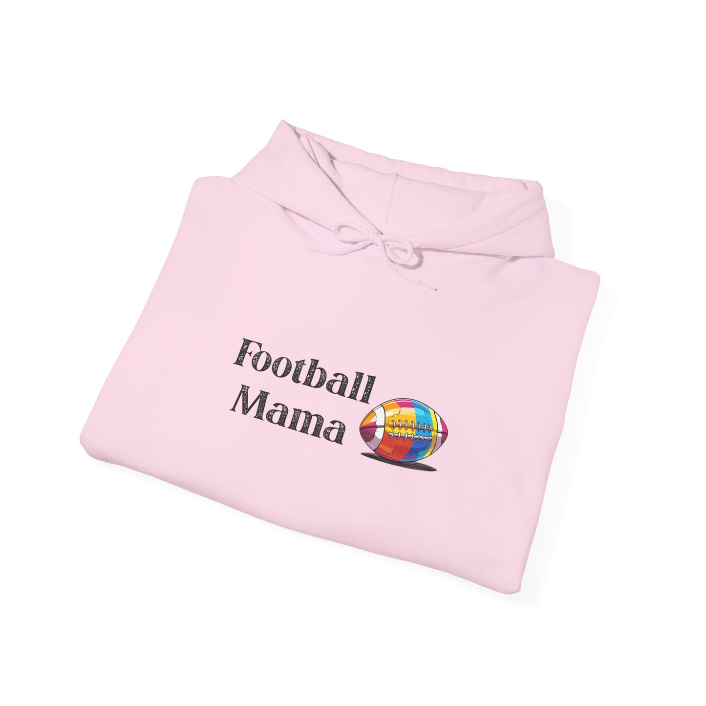 Football Mama Hooded Sweatshirt, Unisex Hoodie for Sports Moms, Gift for Football Lovers, Cozy Athletic Apparel, Game Day Outfit