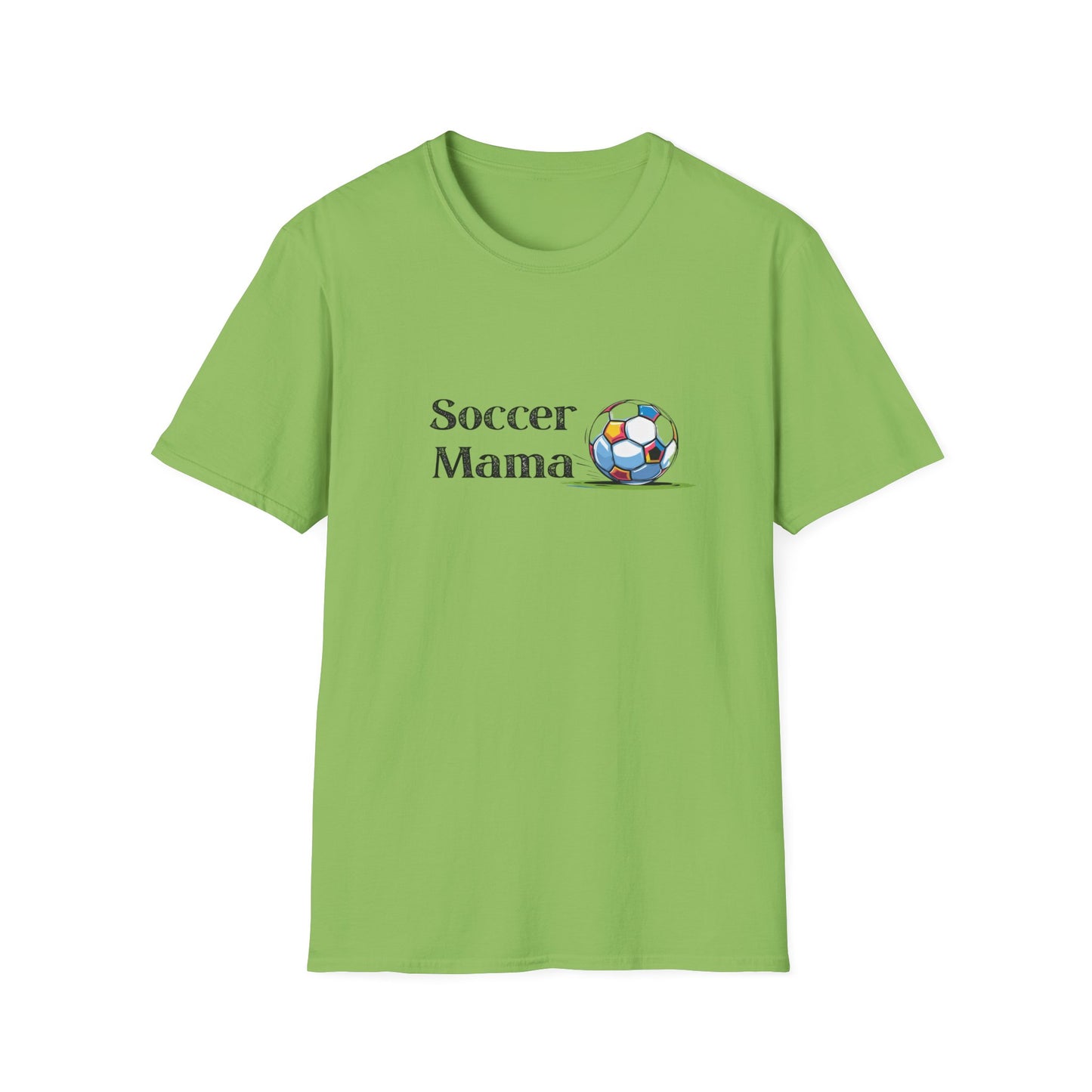 Soccer Mama T-Shirt | Unisex Softstyle Tee for Sports Moms, Gift for Soccer Lovers, Casual Wear, Team Spirit, Birthday Present