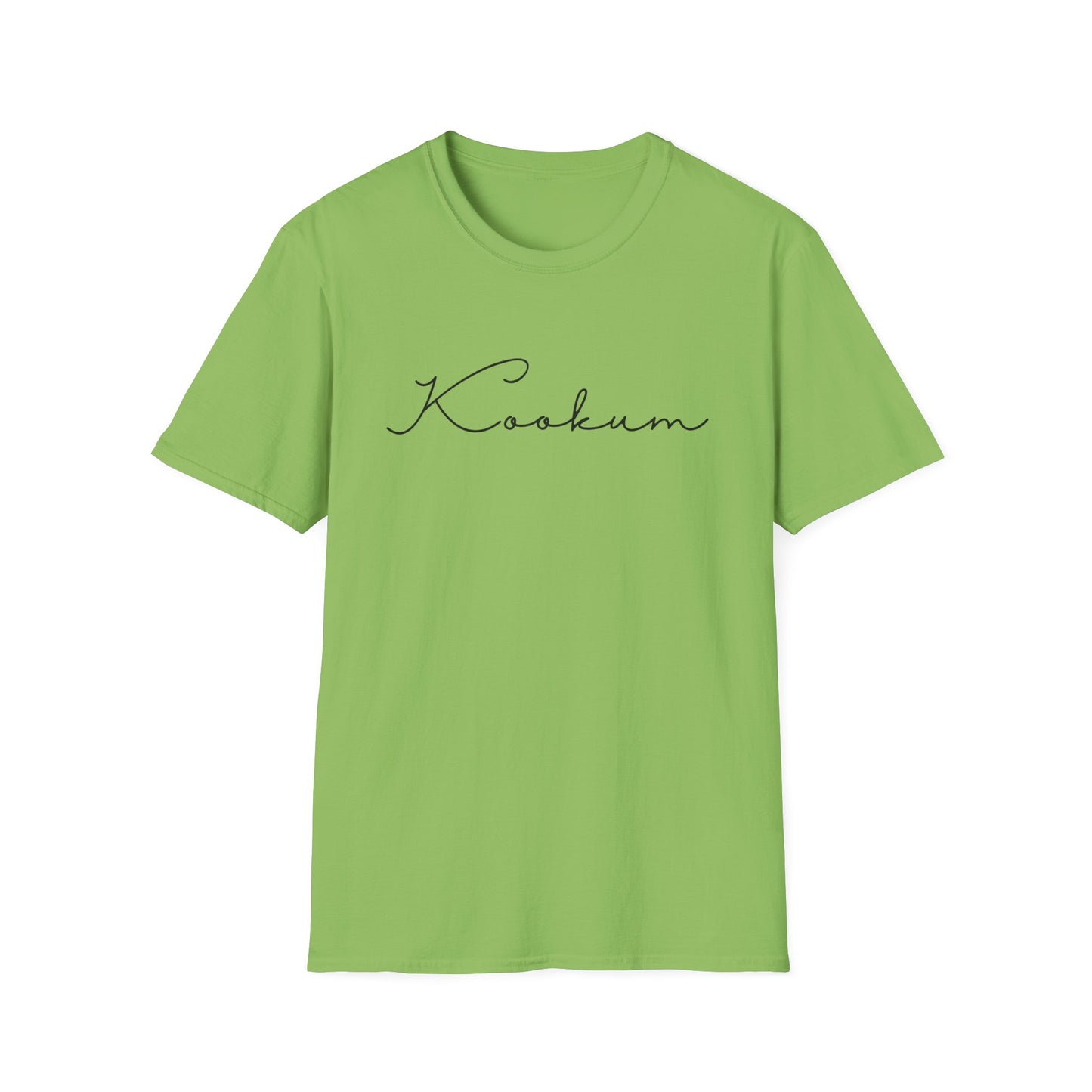Kookum Unisex Softstyle T-Shirt, Gift for Grandmother, Mother's Day, Comfortable Casual Wear, Family Reunion, Birthday Gift