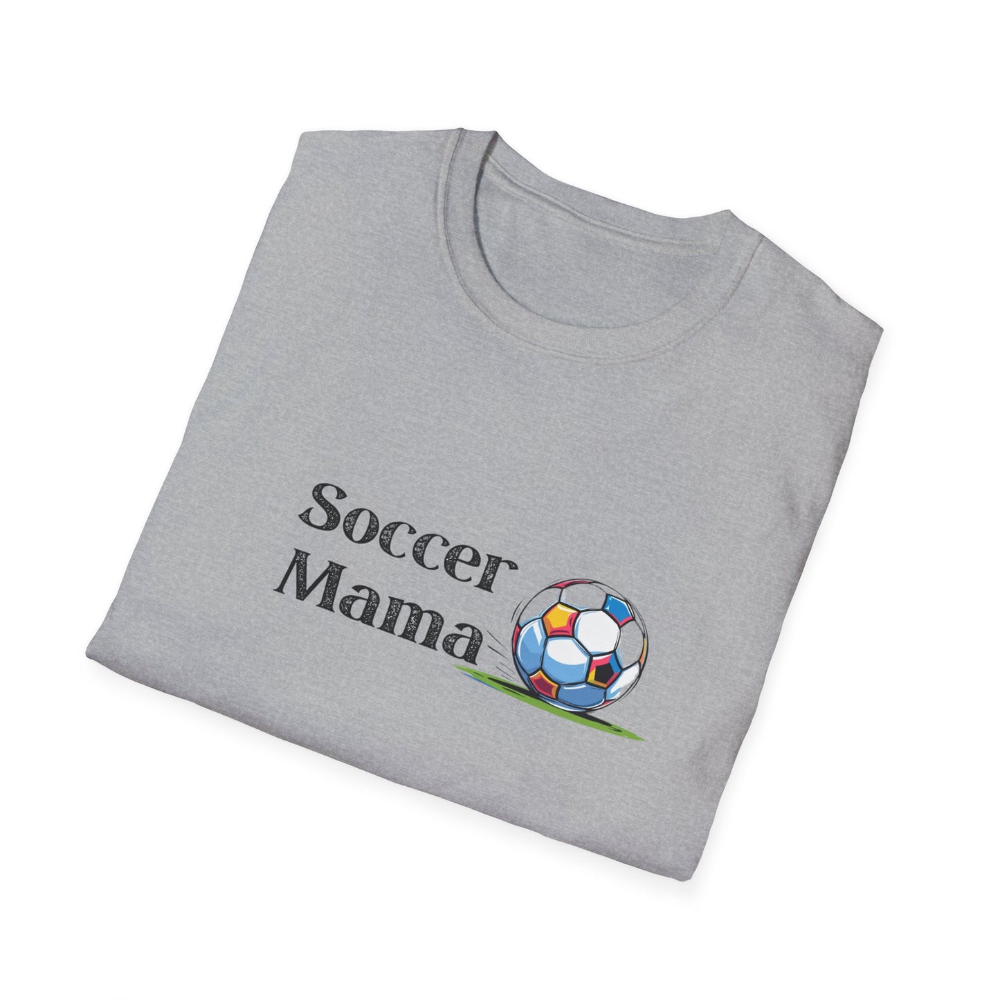 Soccer Mama T-Shirt | Unisex Softstyle Tee for Sports Moms, Gift for Soccer Lovers, Casual Wear, Team Spirit, Birthday Present
