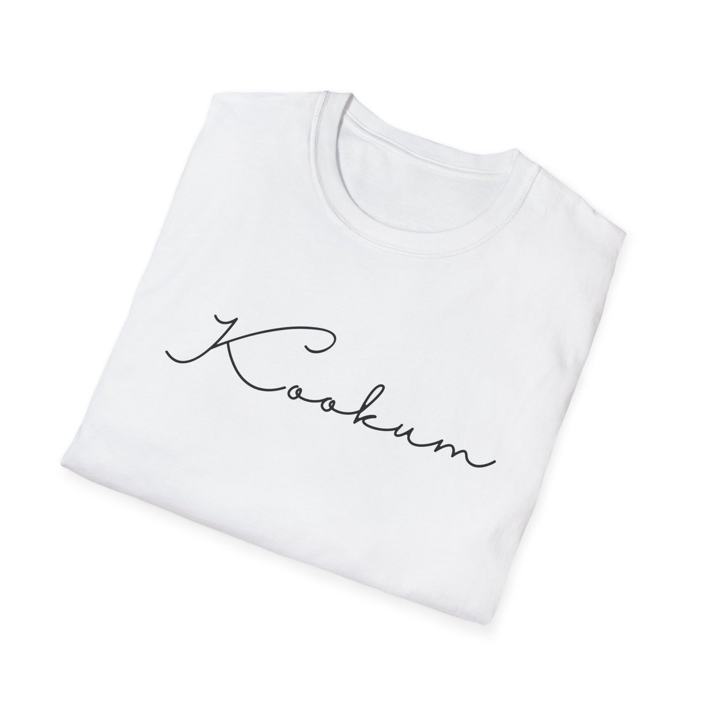 Kookum Unisex Softstyle T-Shirt, Gift for Grandmother, Mother's Day, Comfortable Casual Wear, Family Reunion, Birthday Gift