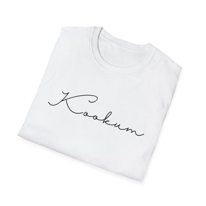 Kookum Unisex Softstyle T-Shirt, Gift for Grandmother, Mother's Day, Comfortable Casual Wear, Family Reunion, Birthday Gift