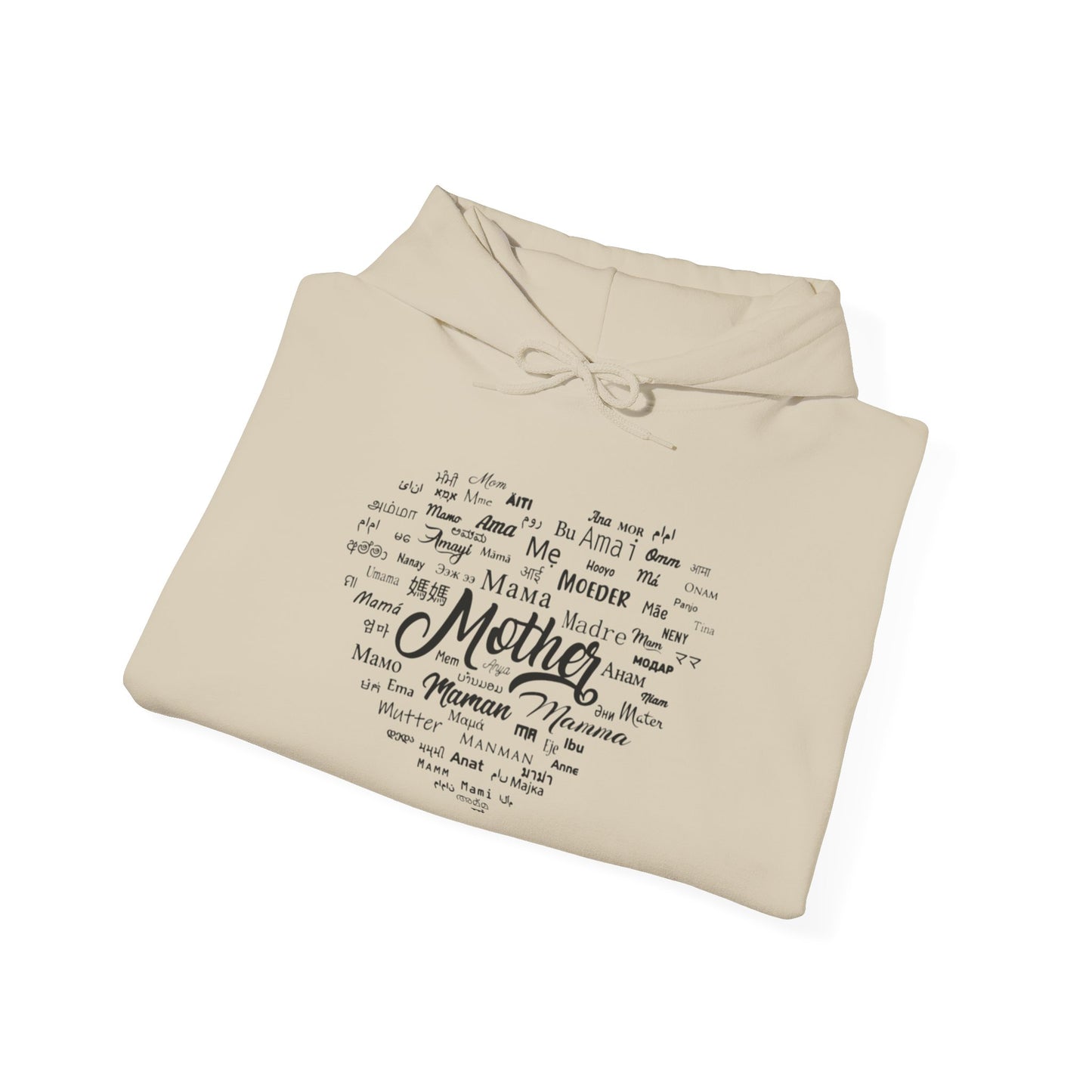 Mother's Day Heart Sweatshirt, Cozy Gift for Mom, Unisex Hoodie, Mother's Love Apparel, Family Celebration Wear, Heartfelt Gift Idea