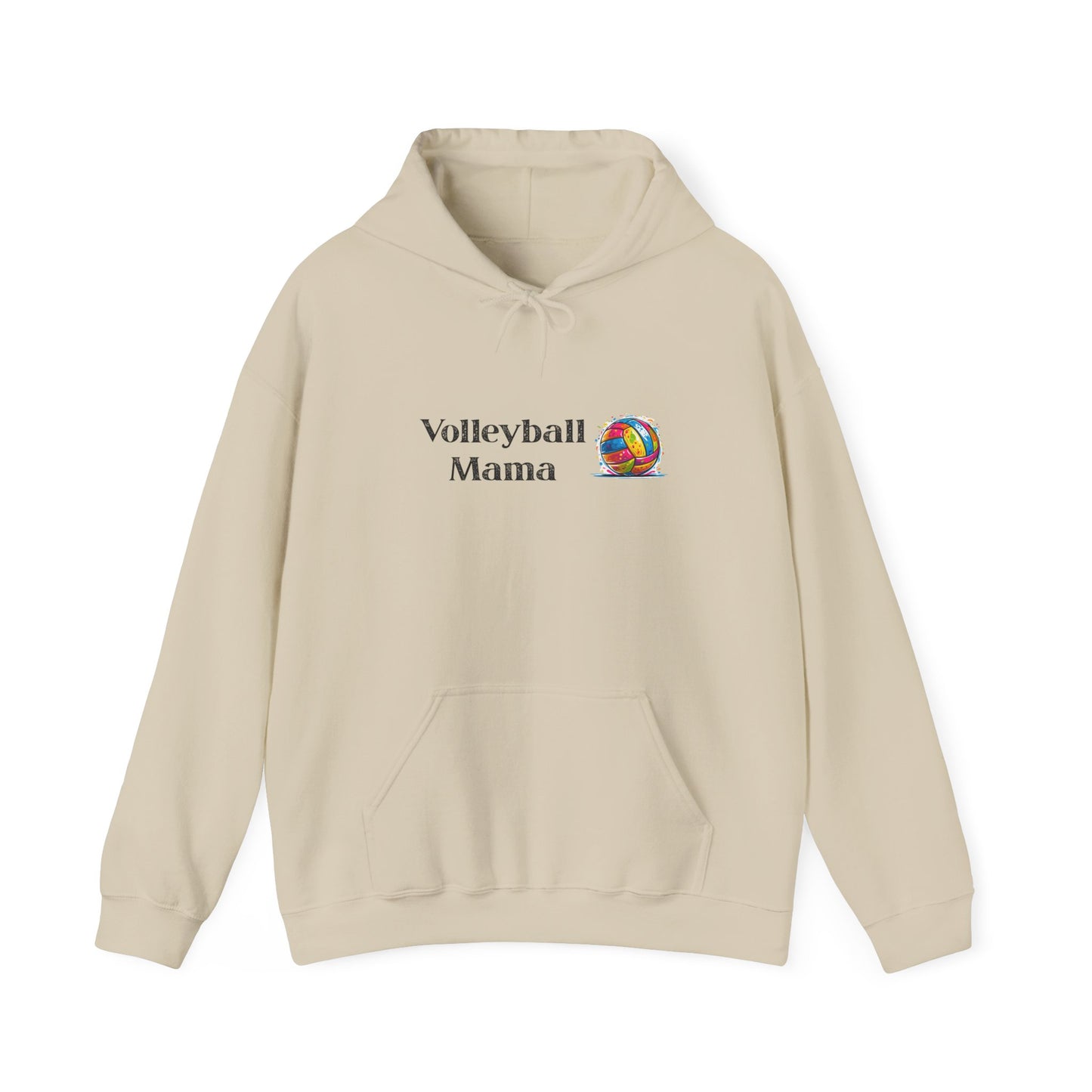 Volleyball Mama Hoodie - Cozy Sweatshirt for Sports Lovers, Gift for Moms, Beach Day Apparel, Team Spirit Wear, Summer Fun