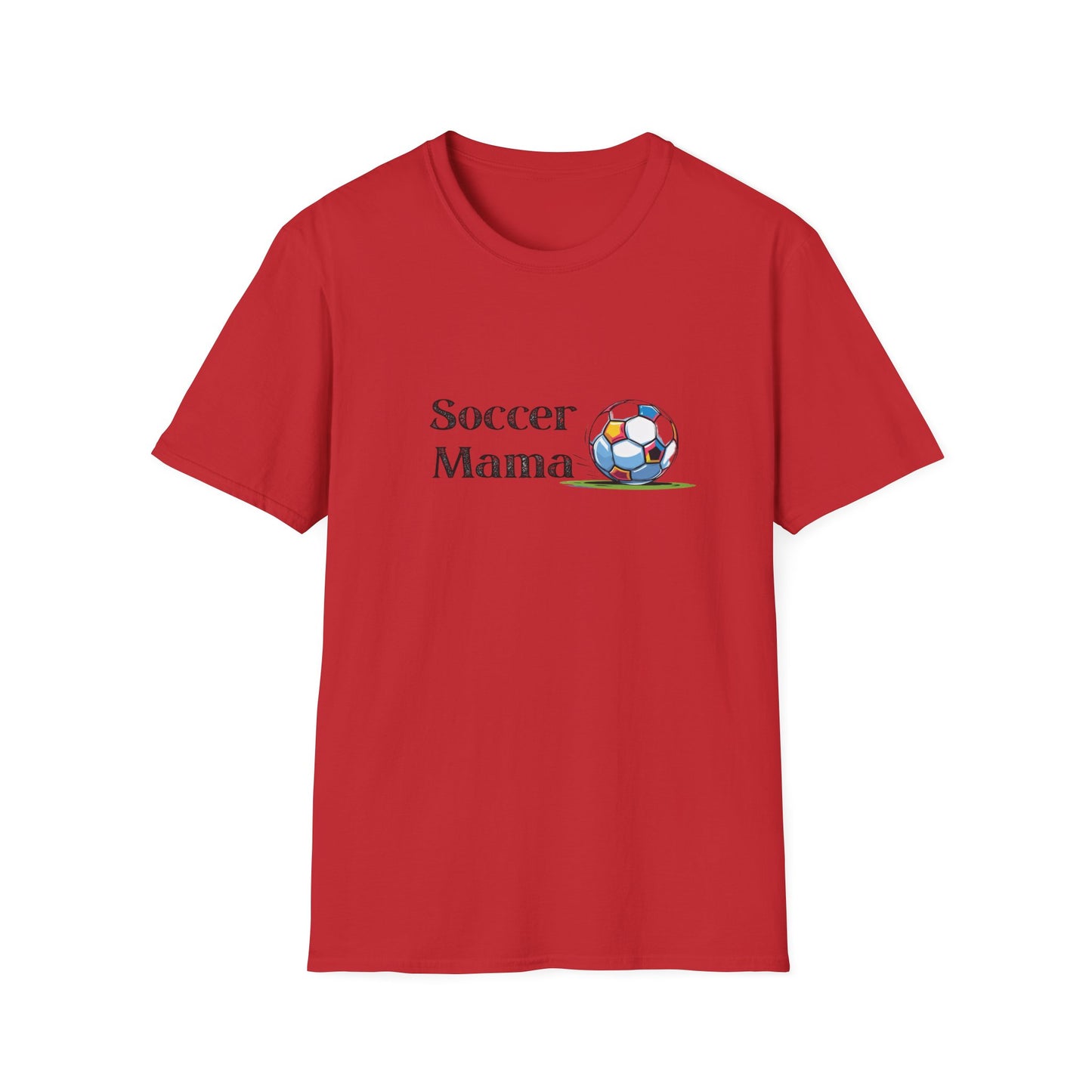 Soccer Mama T-Shirt | Unisex Softstyle Tee for Sports Moms, Gift for Soccer Lovers, Casual Wear, Team Spirit, Birthday Present