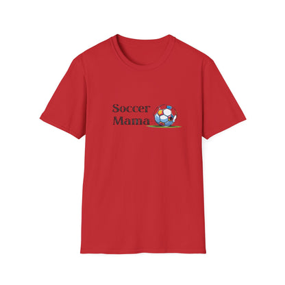 Soccer Mama T-Shirt | Unisex Softstyle Tee for Sports Moms, Gift for Soccer Lovers, Casual Wear, Team Spirit, Birthday Present