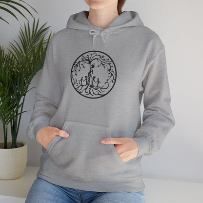 Tree of Life Four Children Hoodie, Cozy Sweatshirt for Animal Lovers, Gift for Birthdays, Holidays, Nature Lovers Apparel