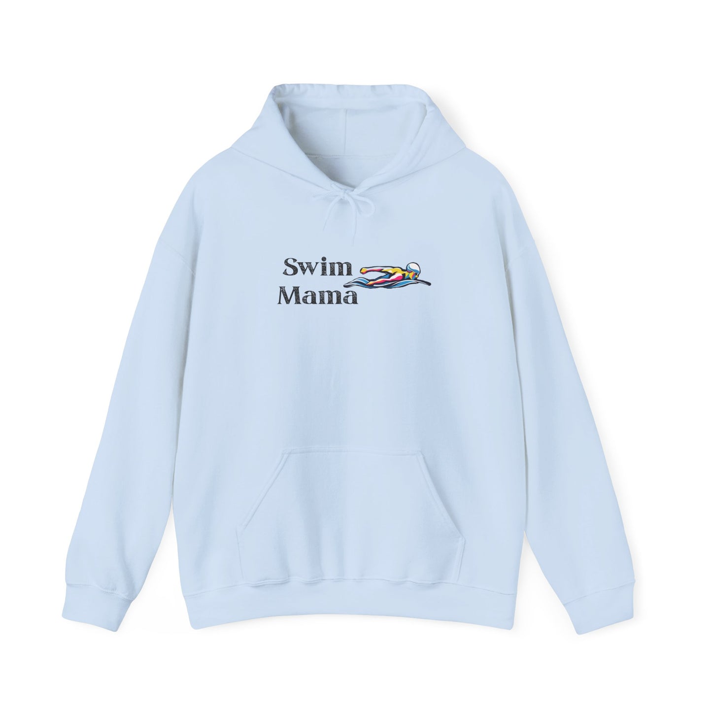 Swim Mama Hoodie - Cozy Swimwear Lover's Sweatshirt, Perfect Gift for Moms, Beach Days, Summer Holidays, Swim Class