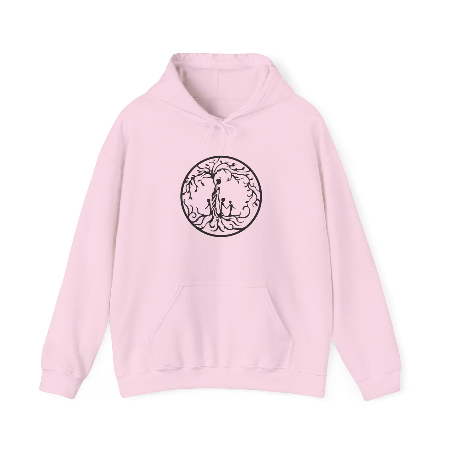 Tree of Life Three Children Unisex Hoodie | Cozy Illustration for Nature Lovers, Gift for Adventurers, Sustainable Fashion, Everyday Wear