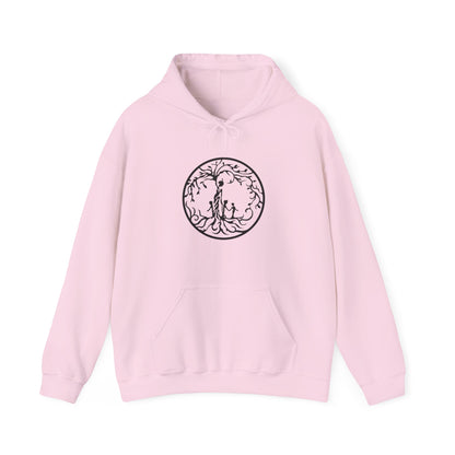 Tree of Life Three Children Unisex Hoodie | Cozy Illustration for Nature Lovers, Gift for Adventurers, Sustainable Fashion, Everyday Wear
