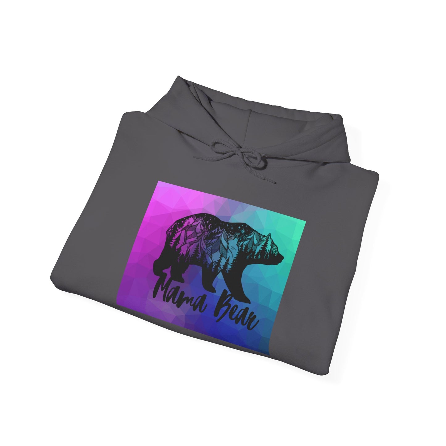 Nature-Inspired Bear Graphic Hoodie, Cozy Wildlife Sweatshirt, Unisex Hooded Top, Gift for Animal Lovers, Outdoor Apparel