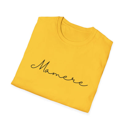 Mamere Unisex Softstyle T-Shirt, Casual Wear, Gift for Moms, Mother's Day, Everyday Comfort, Inspirational Tee, Simple and Stylish