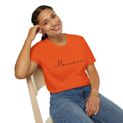 Mamere Unisex Softstyle T-Shirt, Casual Wear, Gift for Moms, Mother's Day, Everyday Comfort, Inspirational Tee, Simple and Stylish