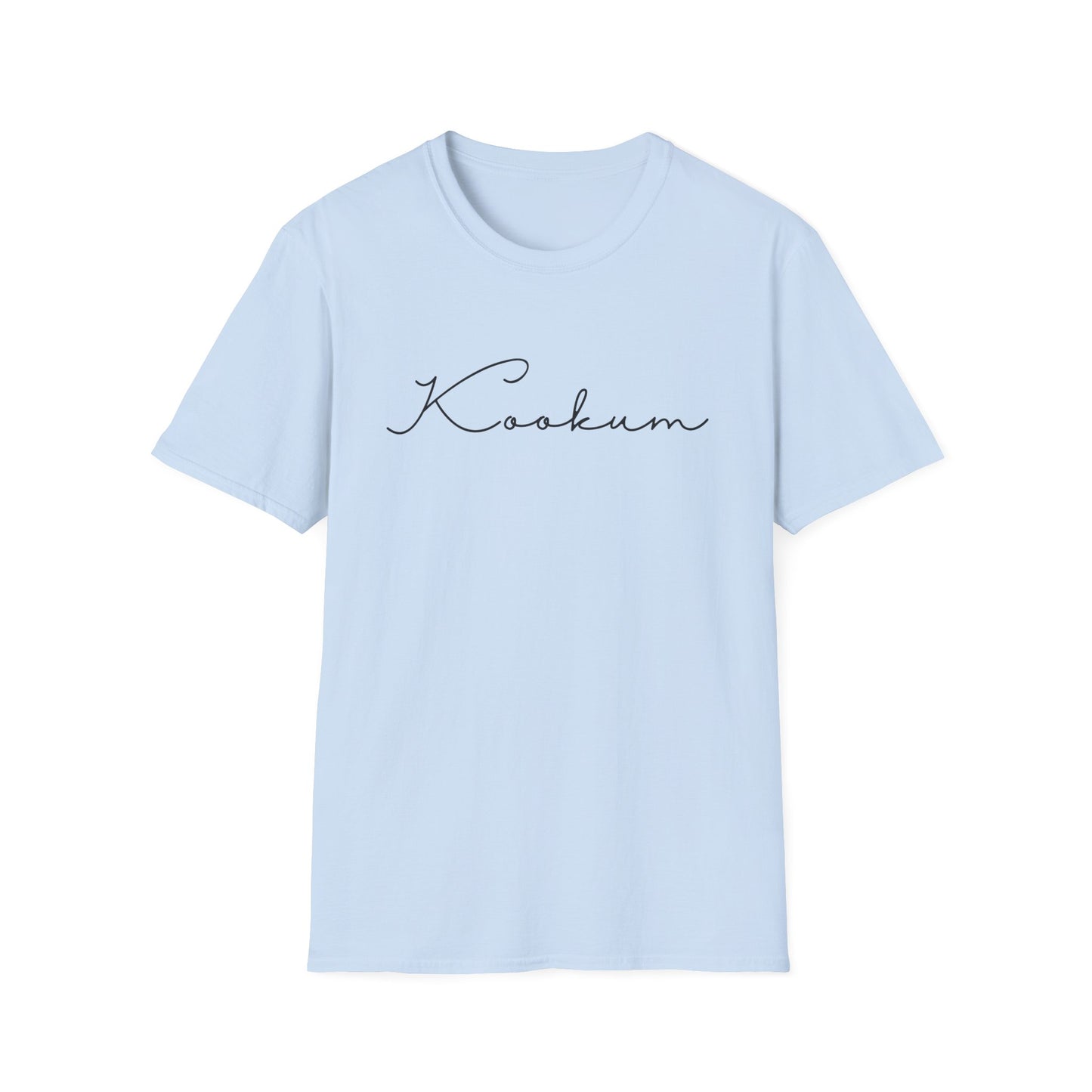 Kookum Unisex Softstyle T-Shirt, Gift for Grandmother, Mother's Day, Comfortable Casual Wear, Family Reunion, Birthday Gift