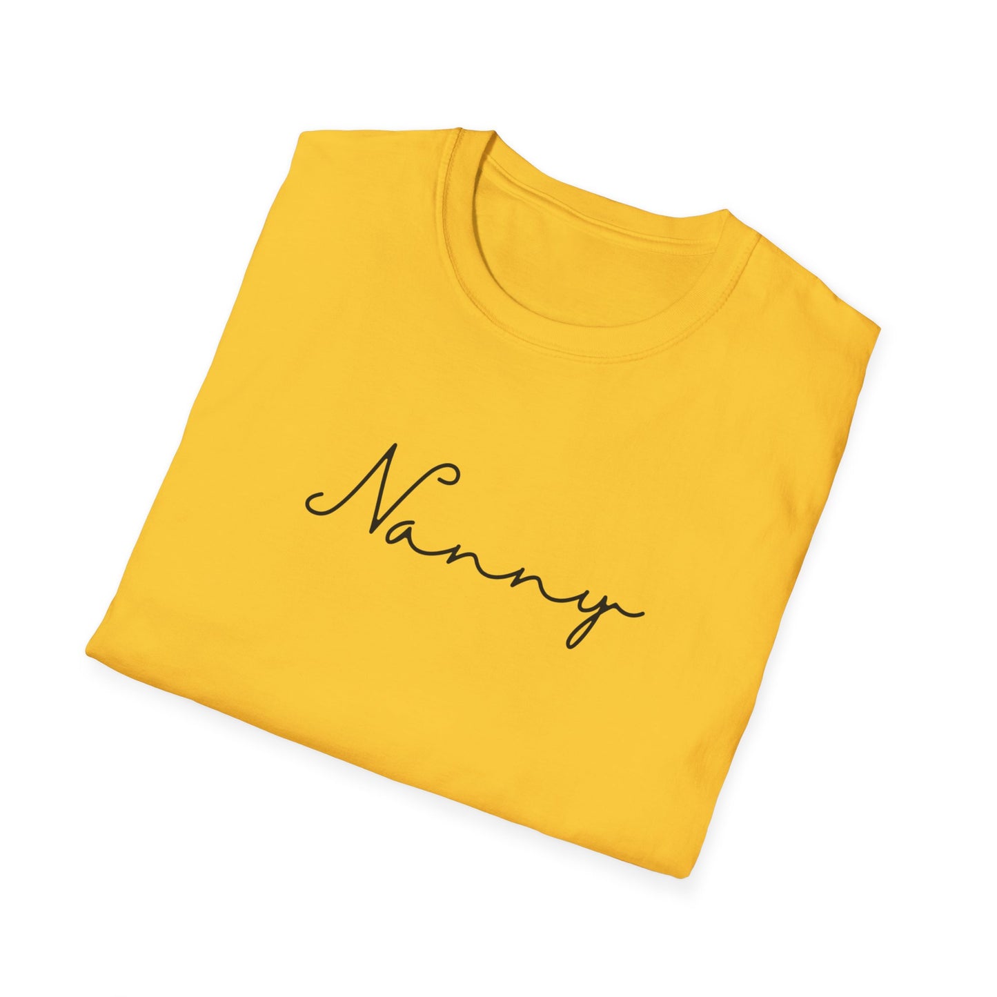 Nanny Softstyle T-Shirt for Caregivers, Gift for Grandparents, Casual Wear, Family Gatherings, Everyday Comfort