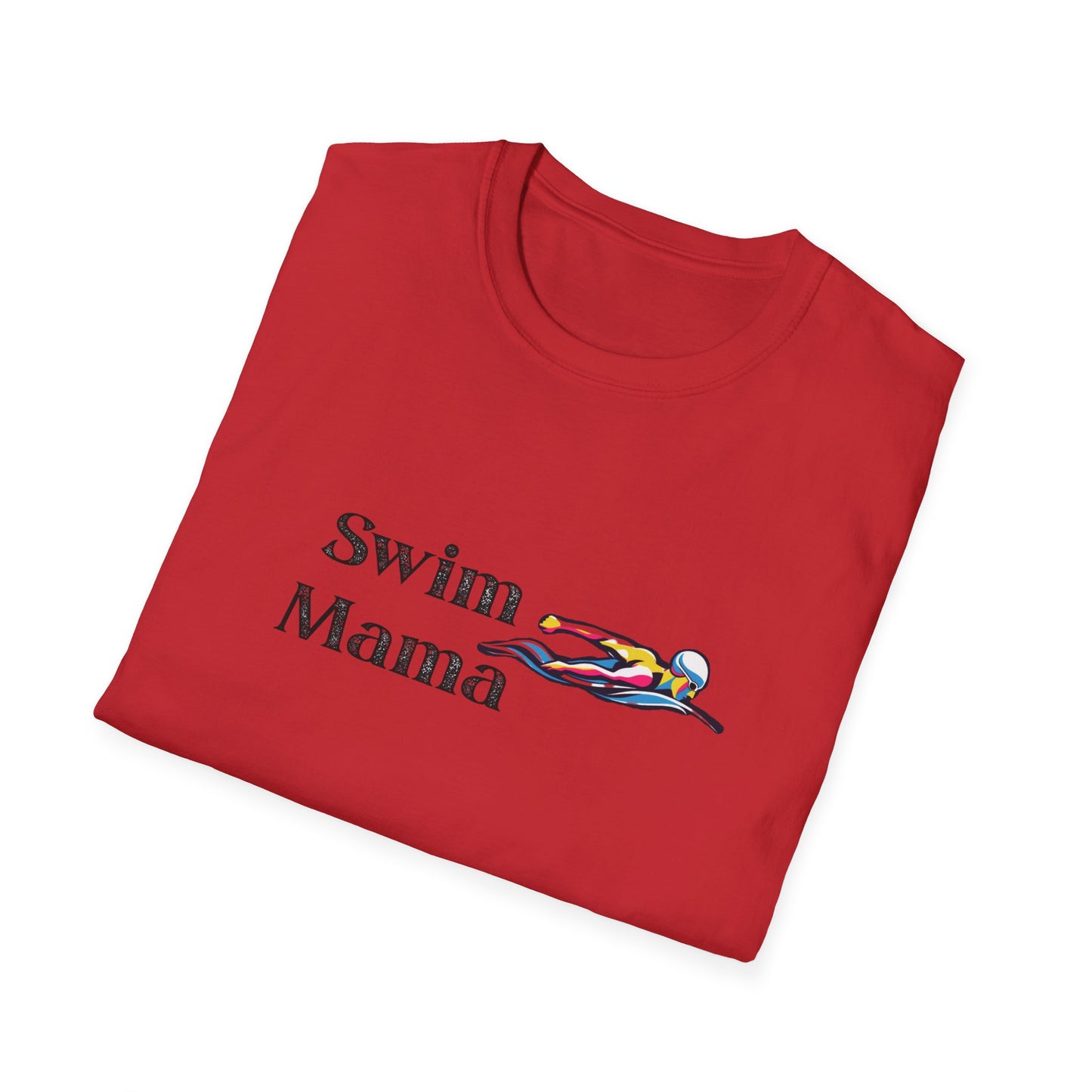 Swim Mama Unisex T-Shirt | Perfect for Swim Moms, Summer Vibes, Gift for Mother's Day, Beach Days, Swim Team Apparel