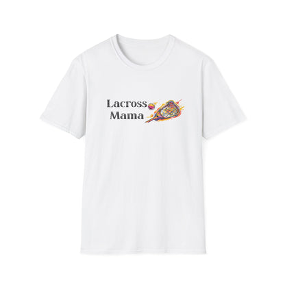 Lacrosse Mama T-Shirt, Gift for Lacrosse Moms, Softstyle Tee, Sports Apparel, Women's Casual Shirt, Mother's Day Gift
