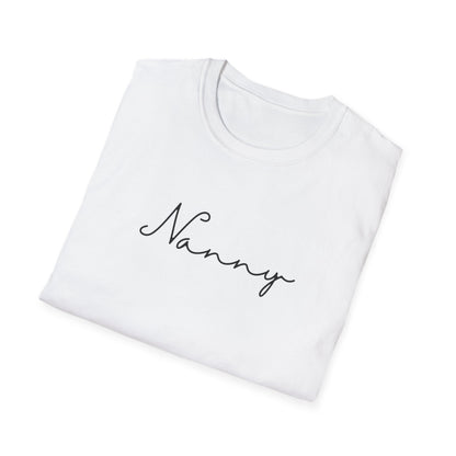 Nanny Softstyle T-Shirt for Caregivers, Gift for Grandparents, Casual Wear, Family Gatherings, Everyday Comfort