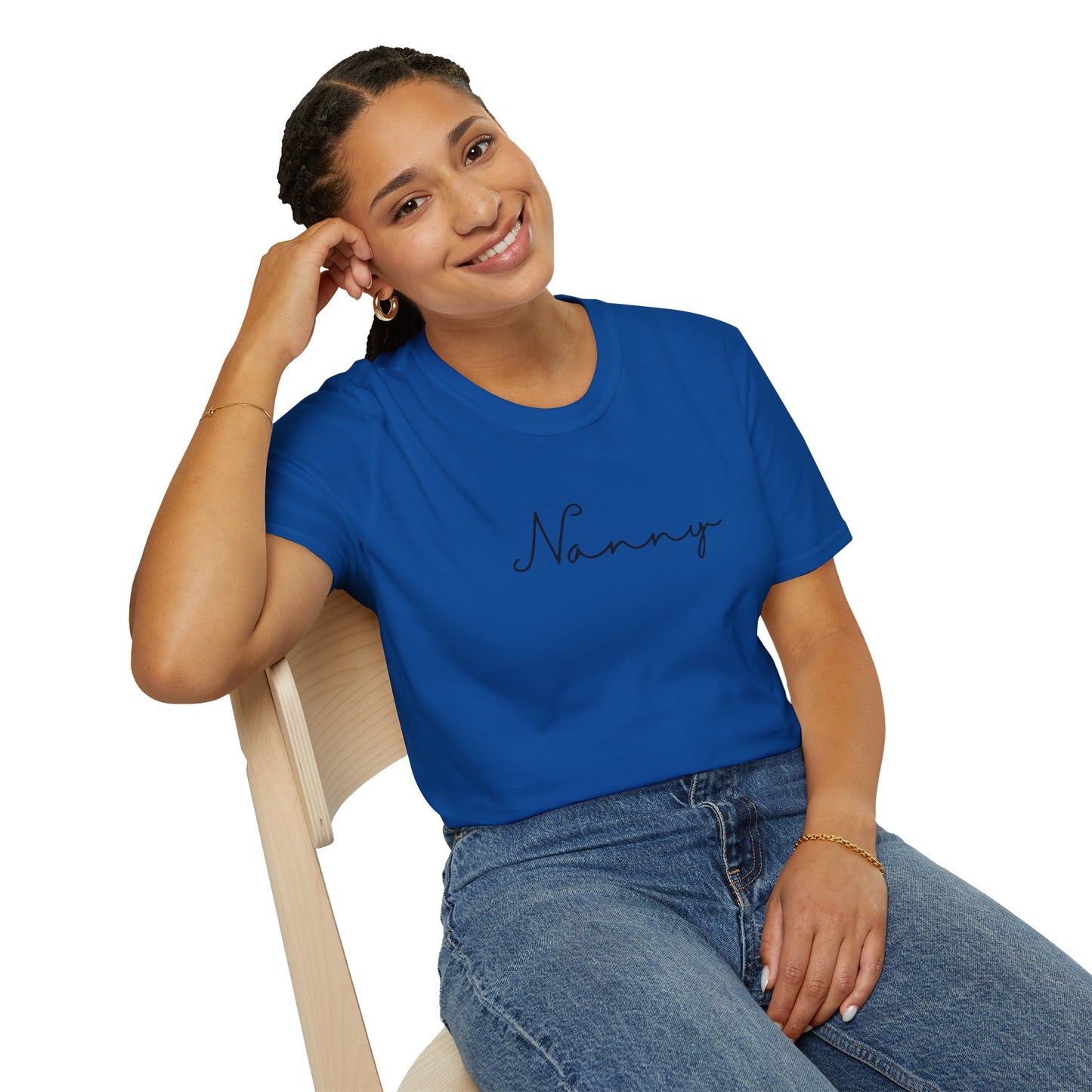 Nanny Softstyle T-Shirt for Caregivers, Gift for Grandparents, Casual Wear, Family Gatherings, Everyday Comfort
