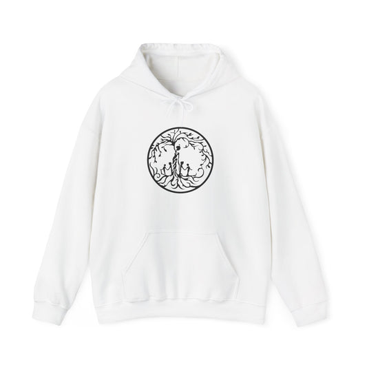 Tree of Life Four Children Hoodie, Cozy Sweatshirt for Animal Lovers, Gift for Birthdays, Holidays, Nature Lovers Apparel