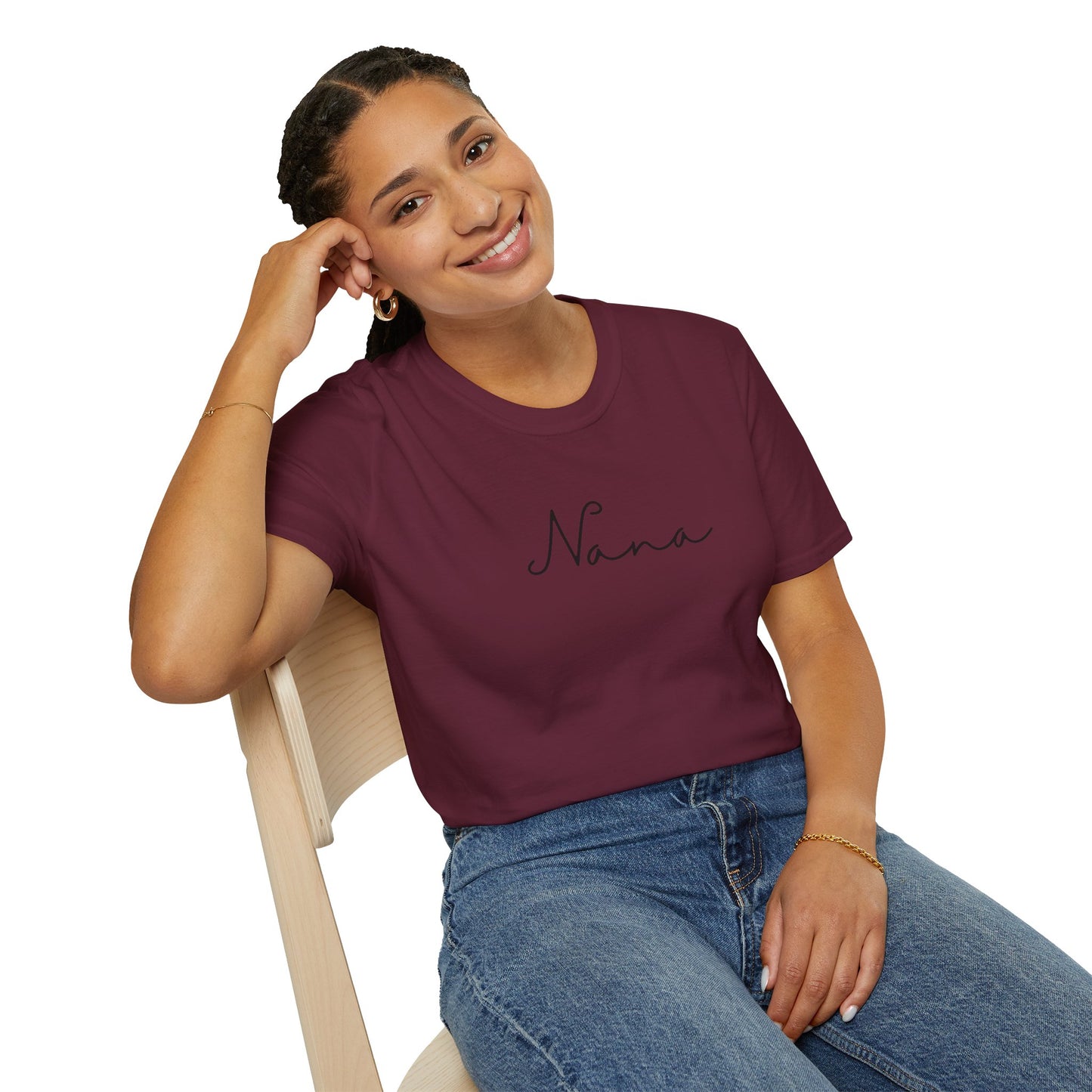 Nana Softstyle T-Shirt, Cute Gift for Grandmothers, Family Reunion Apparel, Mother's Day Gift, Everyday Comfort Tee