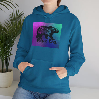 Nature-Inspired Bear Graphic Hoodie, Cozy Wildlife Sweatshirt, Unisex Hooded Top, Gift for Animal Lovers, Outdoor Apparel