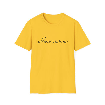 Mamere Unisex Softstyle T-Shirt, Casual Wear, Gift for Moms, Mother's Day, Everyday Comfort, Inspirational Tee, Simple and Stylish