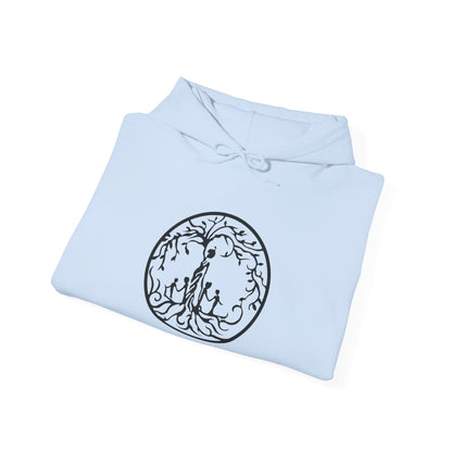 Tree of Life Four Children Hoodie, Cozy Sweatshirt for Animal Lovers, Gift for Birthdays, Holidays, Nature Lovers Apparel