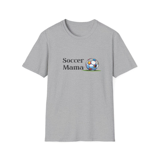 Soccer Mama T-Shirt | Unisex Softstyle Tee for Sports Moms, Gift for Soccer Lovers, Casual Wear, Team Spirit, Birthday Present