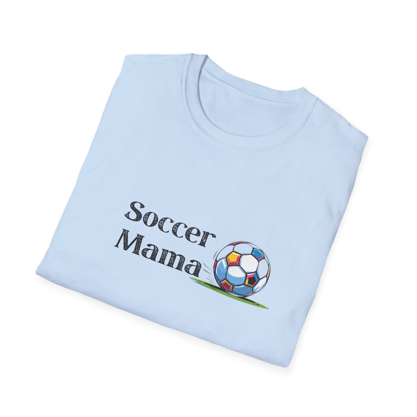 Soccer Mama T-Shirt | Unisex Softstyle Tee for Sports Moms, Gift for Soccer Lovers, Casual Wear, Team Spirit, Birthday Present