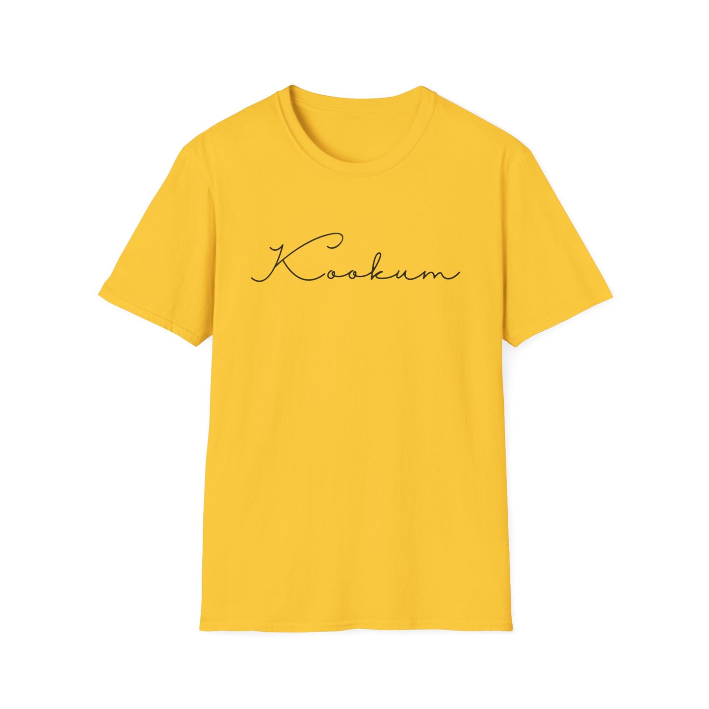 Kookum Unisex Softstyle T-Shirt, Gift for Grandmother, Mother's Day, Comfortable Casual Wear, Family Reunion, Birthday Gift