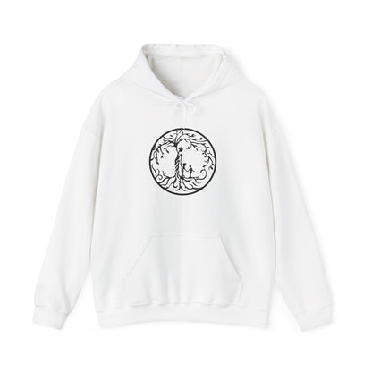 Tree of Life two children Unisex Hooded Sweatshirt | Cozy, Stylish, Perfect Gift, Eco-Friendly Apparel, Annual Gatherings