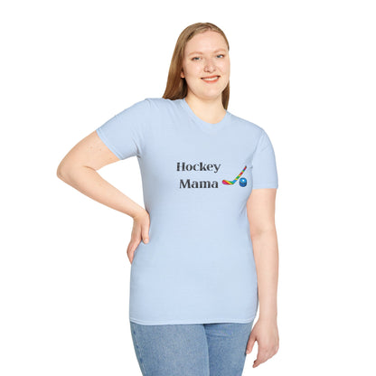 Hockey Mama T-Shirt, Unisex Hockey Tee, Sports Mom Shirt, Athletic Gift, Ice Hockey Apparel, Game Day Outfit